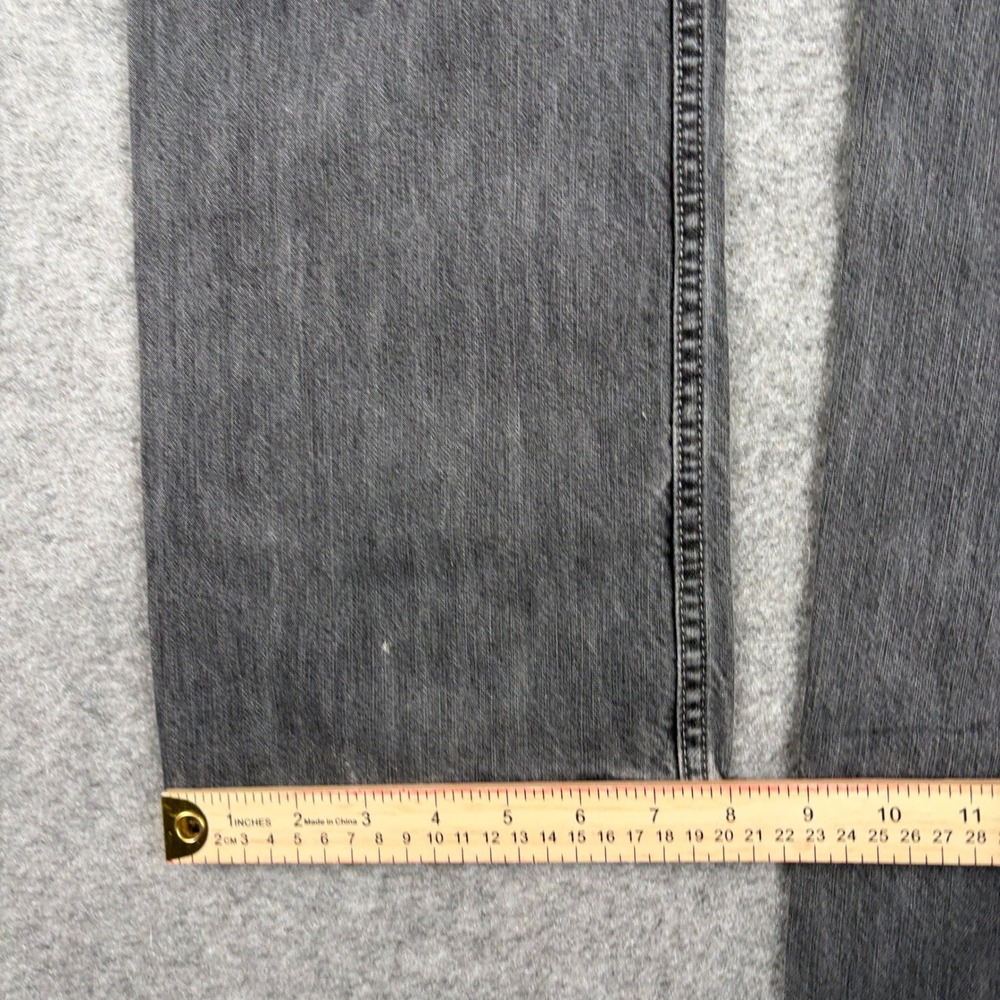 Buffalo David Bitton Daran Jeans Mens 30x32 Slim Straight Grey Faded Distressed - Picture 15 of 16